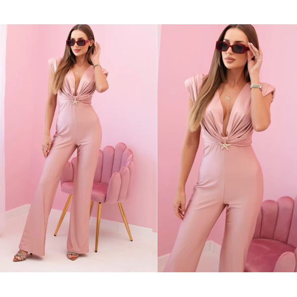 Ženski kombinezon s ukrasnom zvijezdom u struku